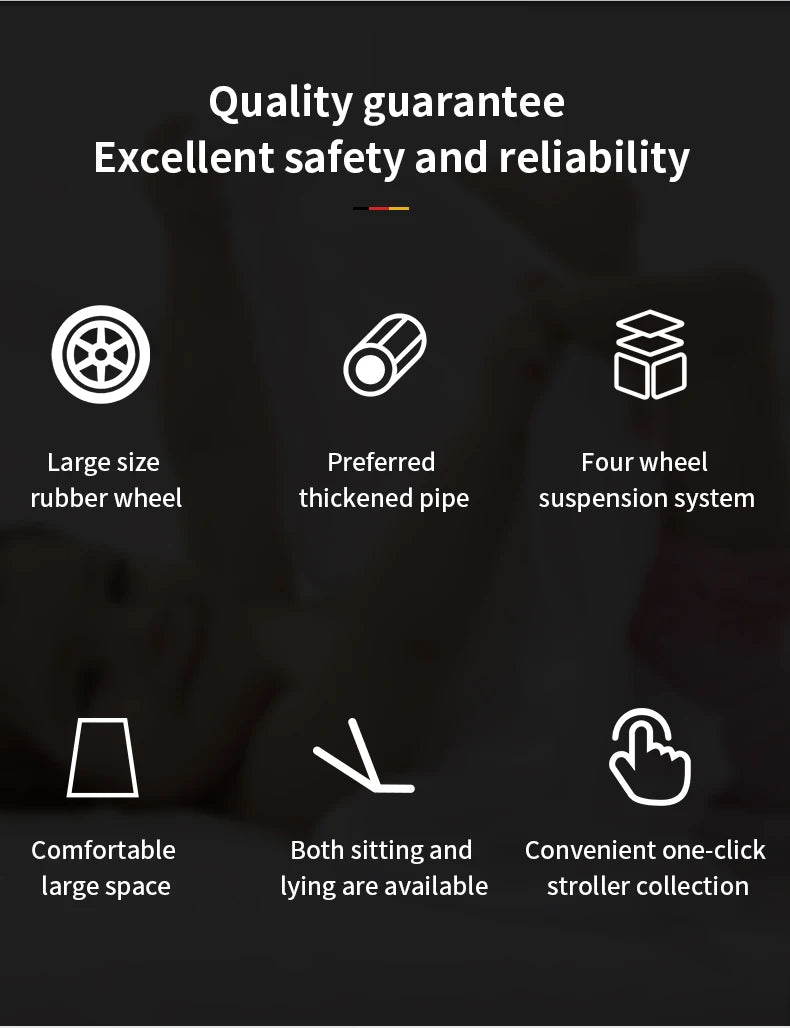 عربة أطفال 3 في 1، عربة أطفال بأربع عجلات، سيارة أطفال 2 في 1، عربات أطفال خفيفة الوزن، عربات أطفال متعددة الوظائف، عربة أطفال، بوشيت