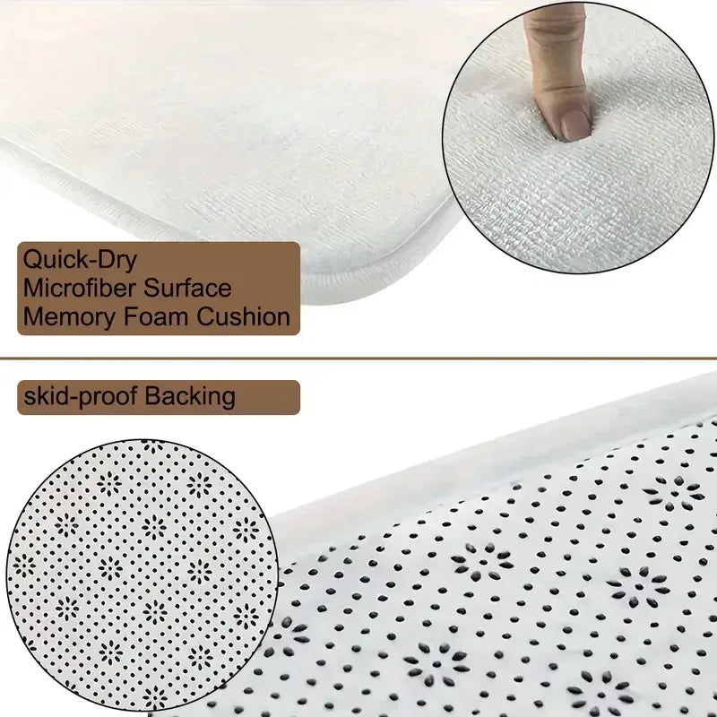 Christmas Snowman Welcome Mat Floor Rug Washable Bedroom Kitchen Entrance Doormat Polyester Home Decor Carpet