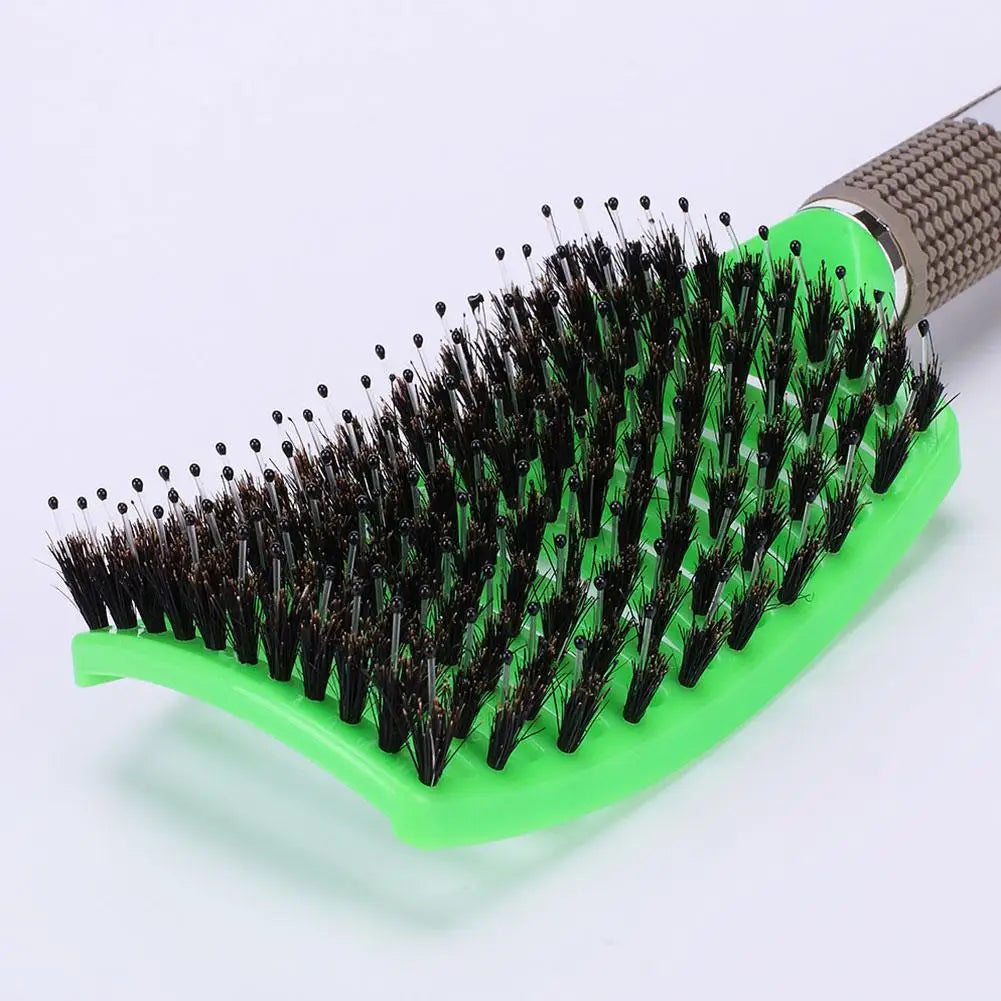 Brosse à cheveux bouclés .