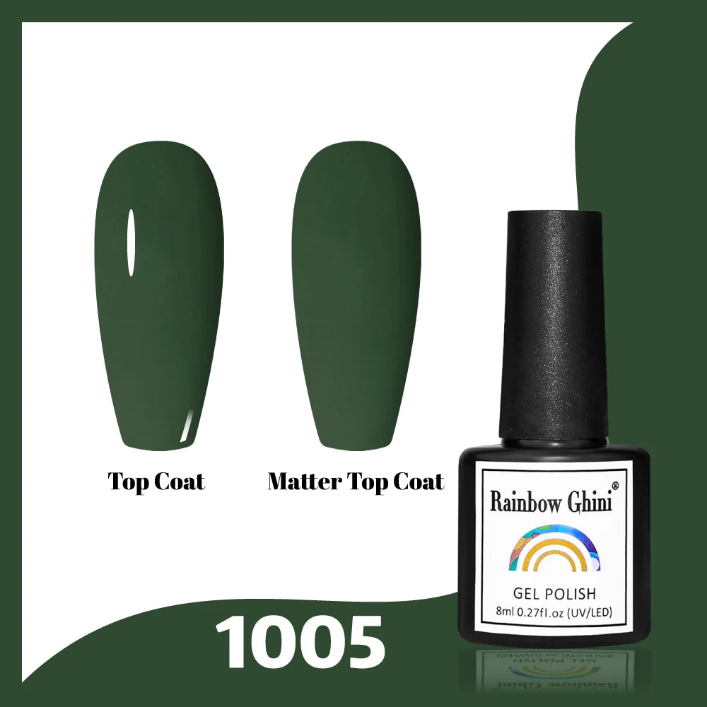 Gel Vernis à ongles semis permanents Paillettes 8Ml 150 couleurs