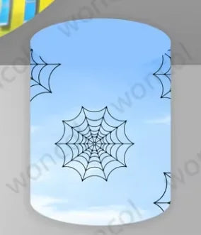 Spidey And His Amazing Friends Round Backdrop Boy Birthday Backdrop Marvel Spidey Cylinder Cover Baby Shower Decor Photo Prop