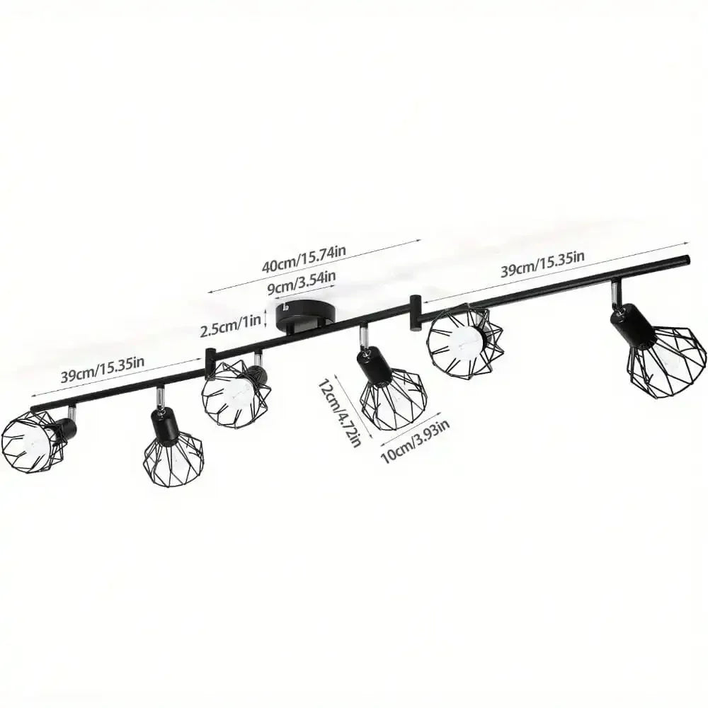 E14 Swivel Bar Spot Wall Lamp Ceiling Lamp Spots LED LED Wall Spot Lamp for Kitchen Living Room Bedroom