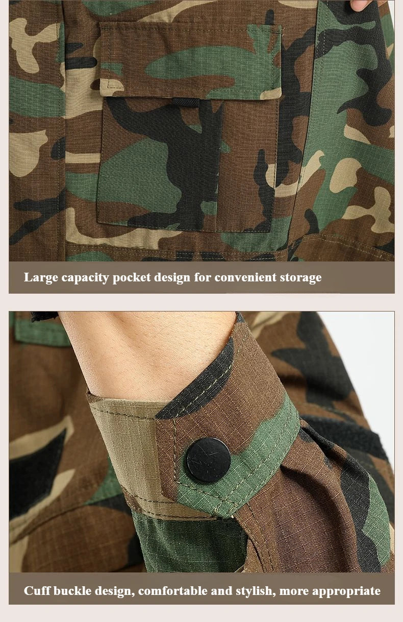 Ensemble de Travail Extérieur uniforme respirant  Camouflage Printemps