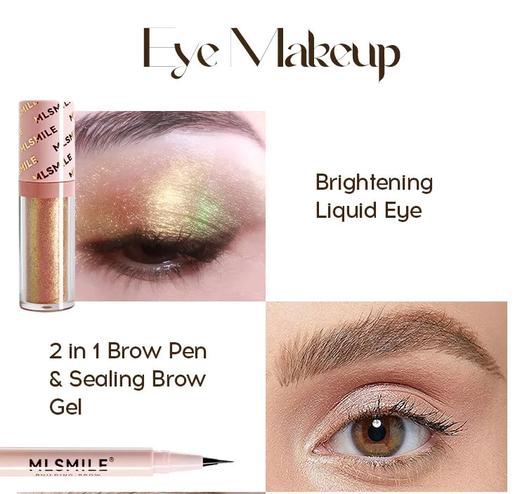 Kit de maquillage avec étuis d’organisation