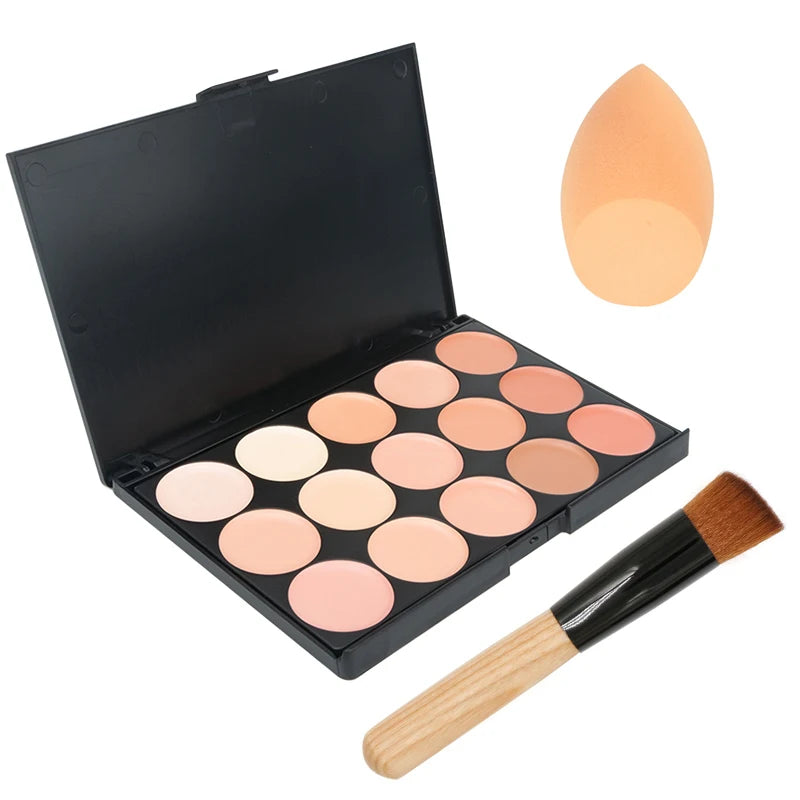 Palette Maquillage Correcteur Visage 15 couleurs