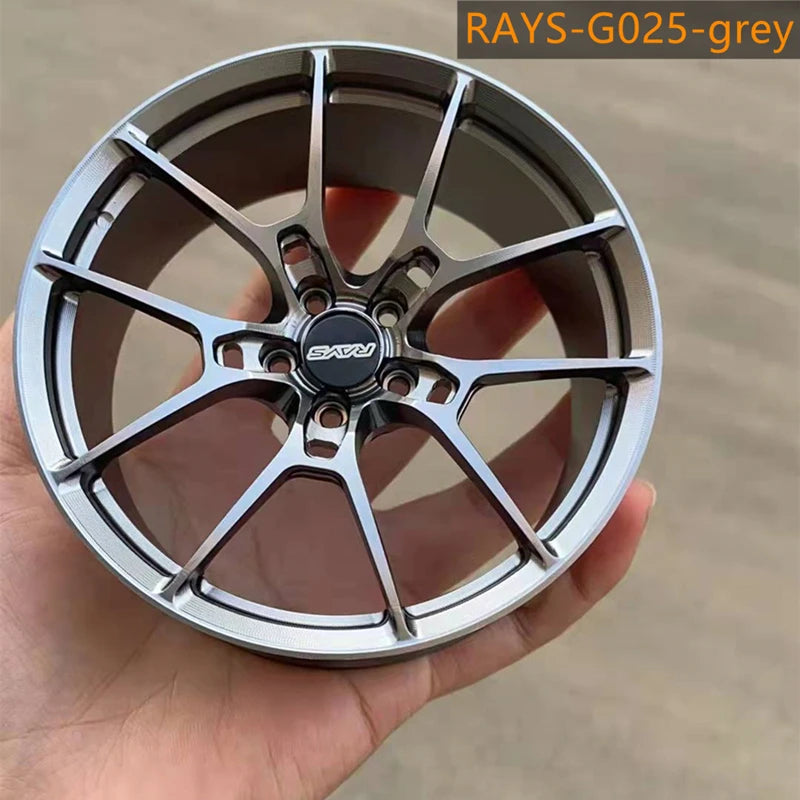 1/5 Car Model Metal Forged Assemble Refitting Wheel Hub  Creative Desktop Display  Personalized  Modification Toys Gift