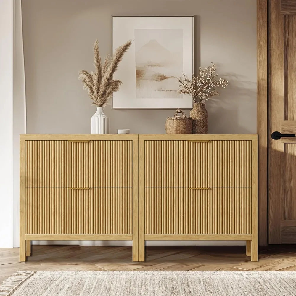 " Armoire à chaussures moderne à 2 niveaux – Conception autoportante à tiroirs rabattables, organisateur en bois de grande capacité pour l'entrée"