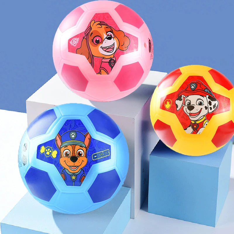 Paw Patrol Theme Cartoon Anime Football Kids Sport Training Outdoor Supplies Children's Rubber Ball Toys Birthday Gifts Fun Toys