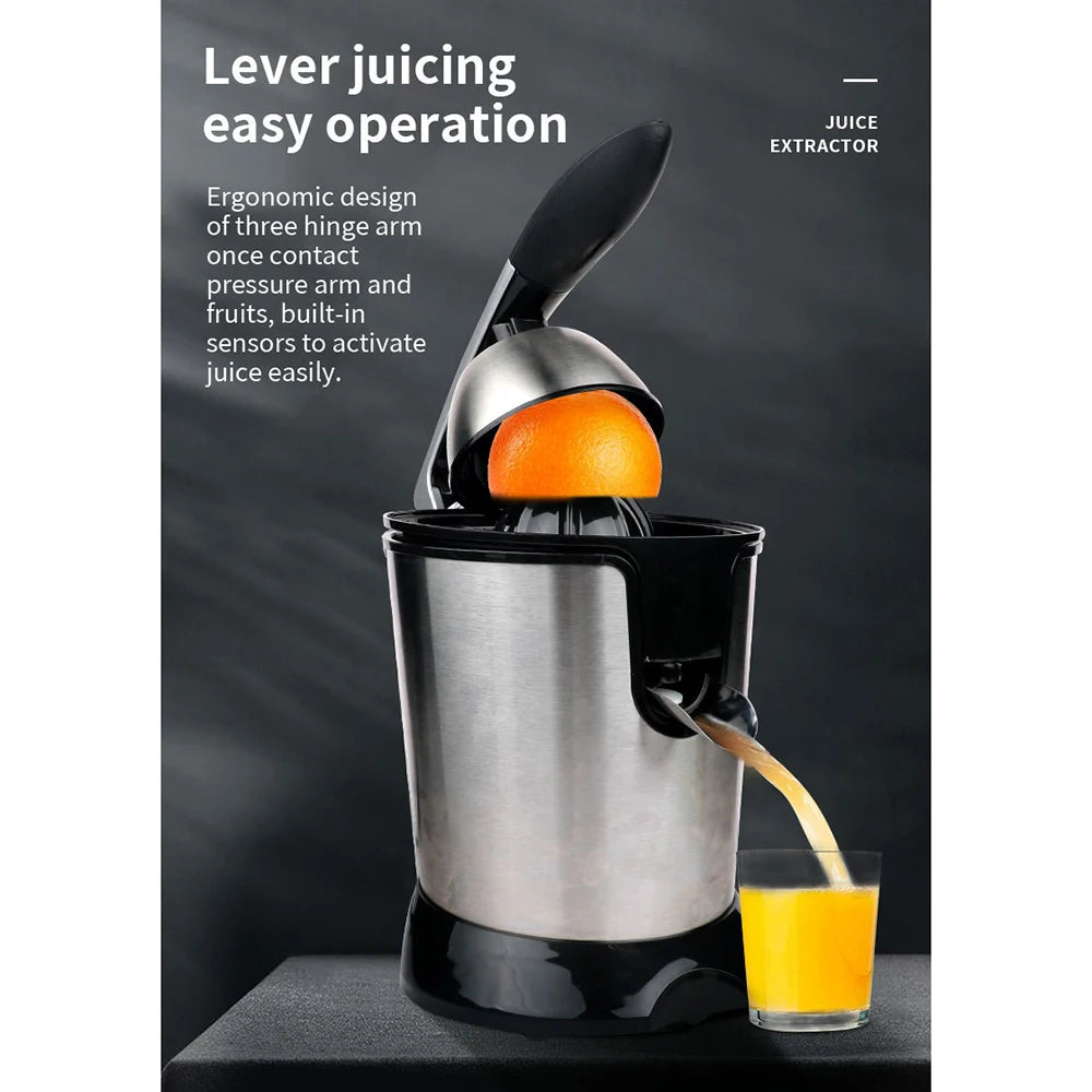 110V 220V Electric Juicer Portable Blender Stainless Steel Hand Press Squeezer 400ML Fruit Mixer Machine Kitchen Juice Maker 믹서기