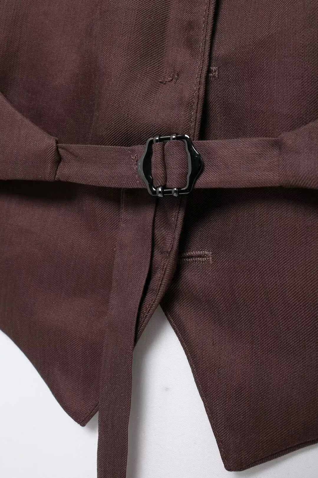 KONDALA Vintage Chic Women Suit Solid Halter Backless Vest Straight Button Loose Pants Fashion 2025 Autumn Office Lady Set