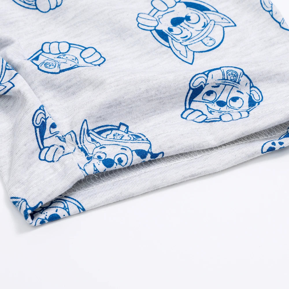 Paw Patrols Baby Pajamas Sets Children Summer Short Sleeve Skirt Pants Suit Kawaii Sleepwear Boys Girls Cosplay Nightgown Gift