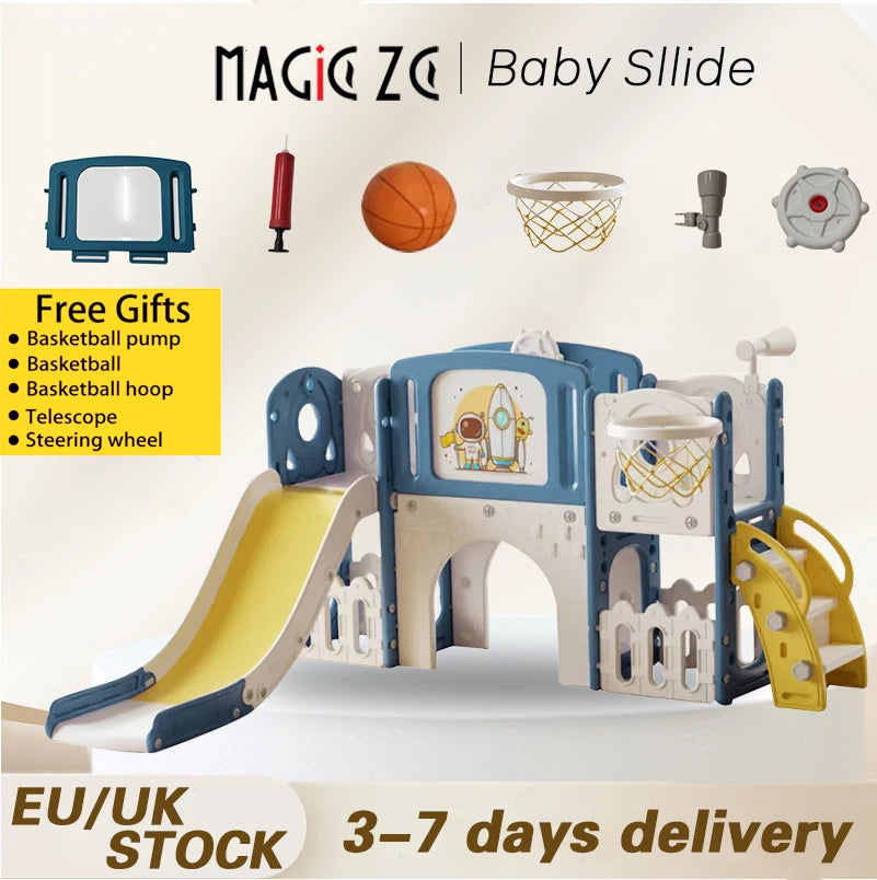 Indoor Slide Baby Slide Safe and Durable Cute Baby Furniture Baby Care Outdoor Storage Children Infant Family Mom Newborn Kid