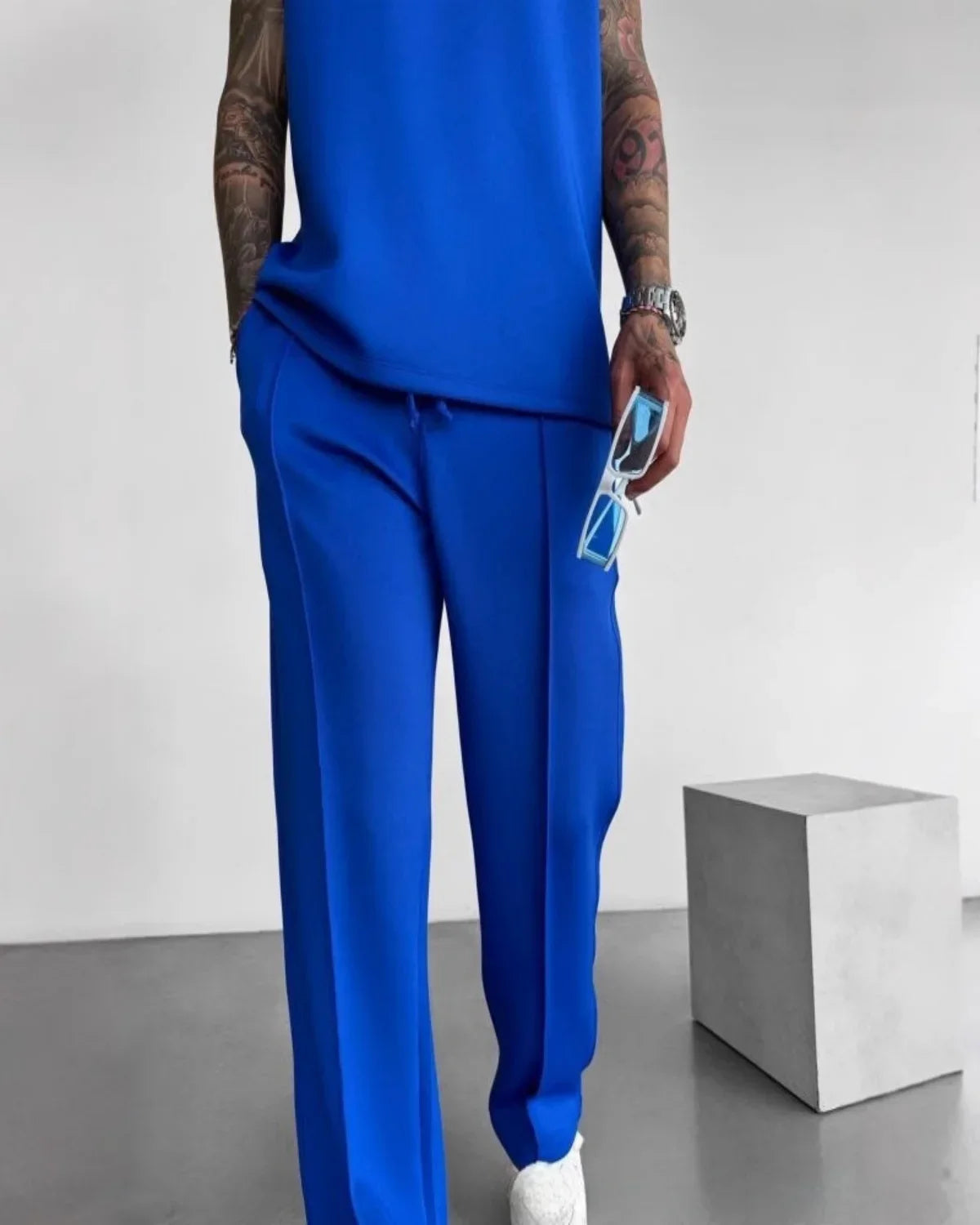 Tenue de sport unie d'été sans manches collection 2025