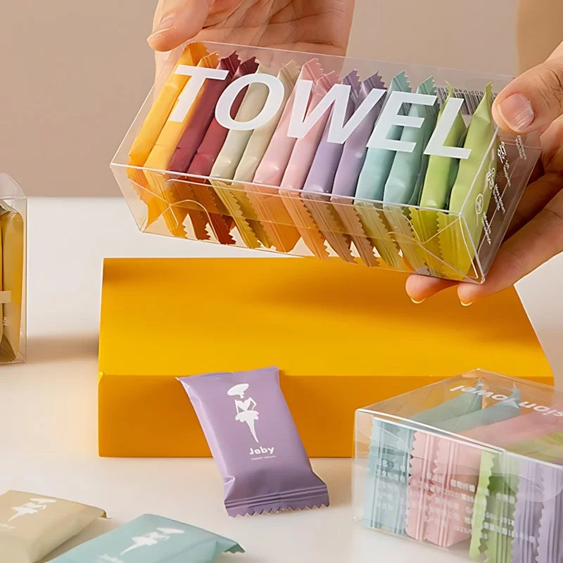 Disposable Facial Towels – 100% Cotton, Portable Individual Packs, Soft Upgrade for Travel