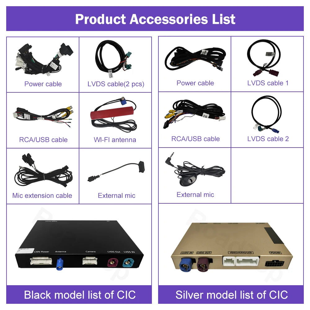 Road Top Wireless CarPlay for BMW X3 F25 G01 X4 F26 CIC,NBT,EVO System 2011-2020, with Android Mirror Link AirPlay Carplay Kits