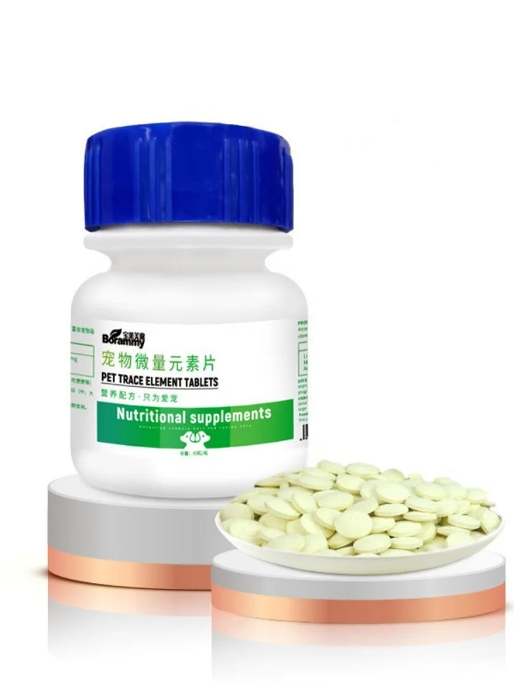 Pet health care products 180 dog different food trace element tablets probiotics beautiful hair body healthy calcium tablets