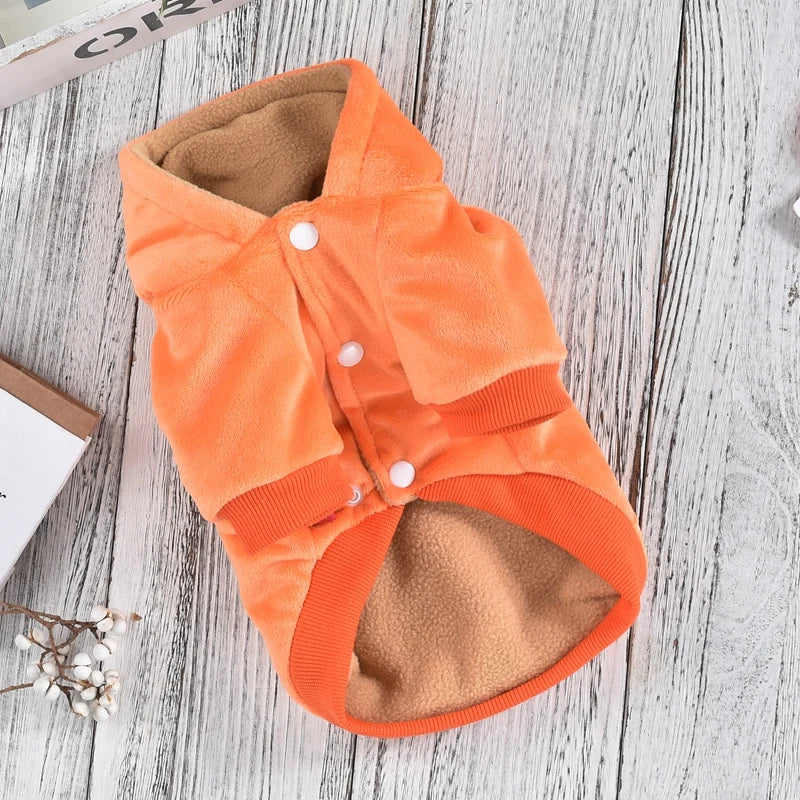 Orange Pet Apparel For Small Medium Large Dogs Funny Autumn Winter Cat Corgi French Bulldog Yorkie Hoodie Clothes XS 6XL Stuff