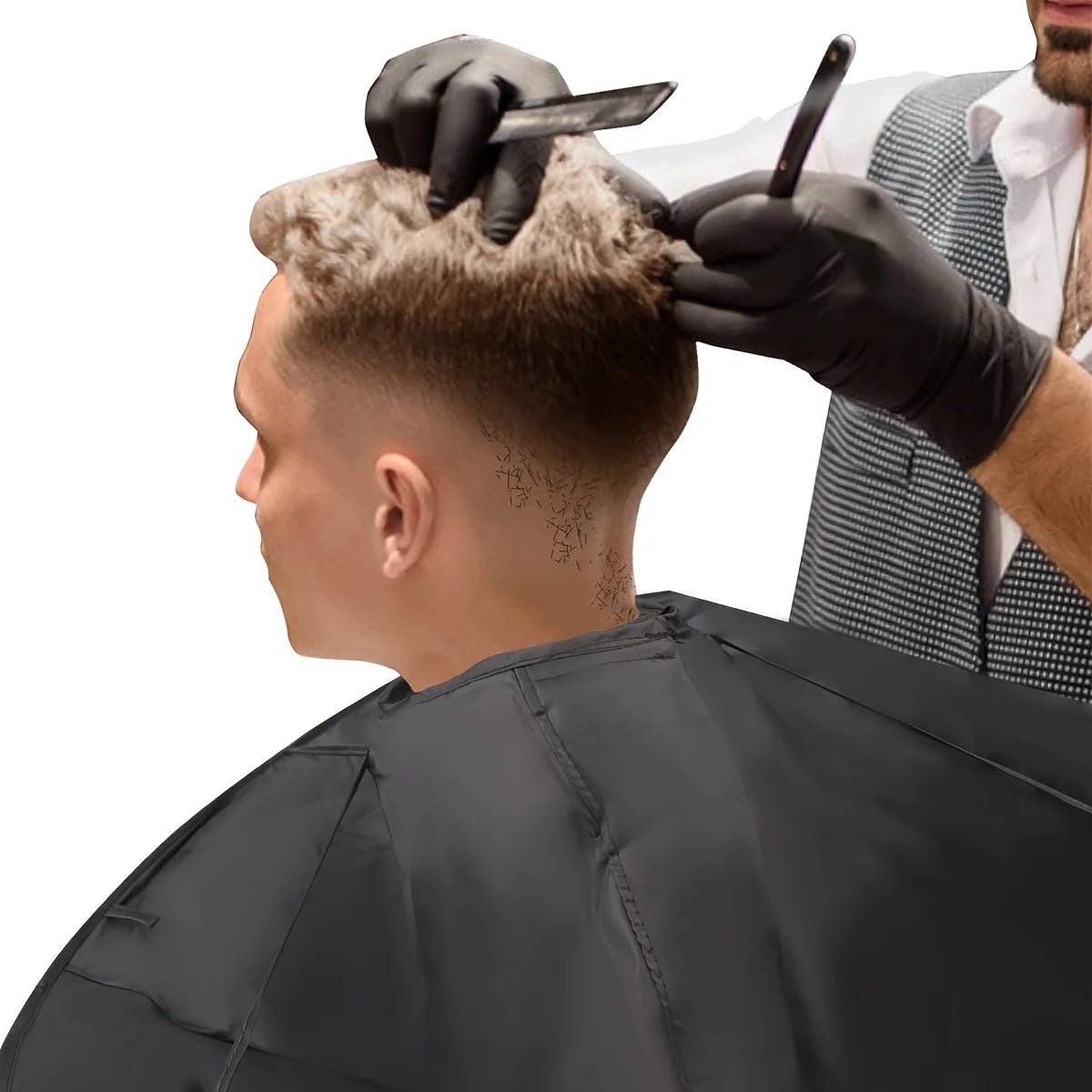 Cape de coiffeur avec peigne - Tablier de barbier pliable