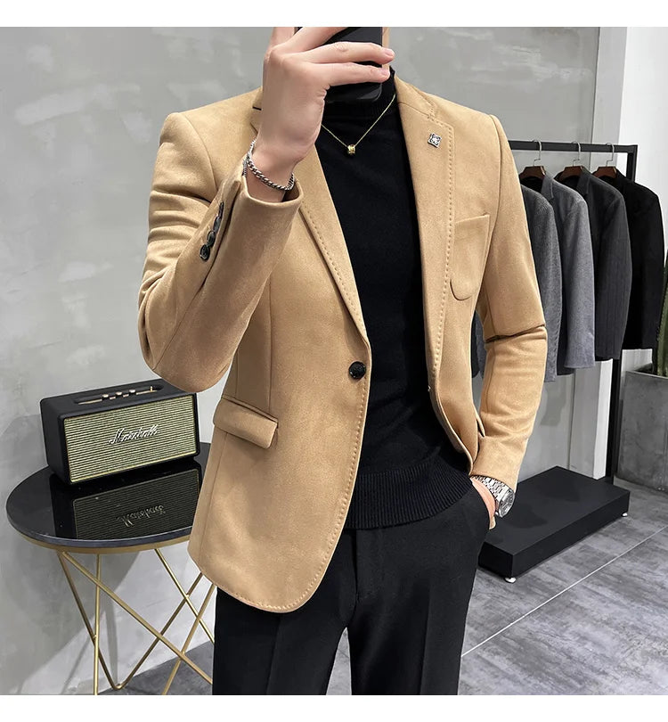 Veste blazer Cuir de daim