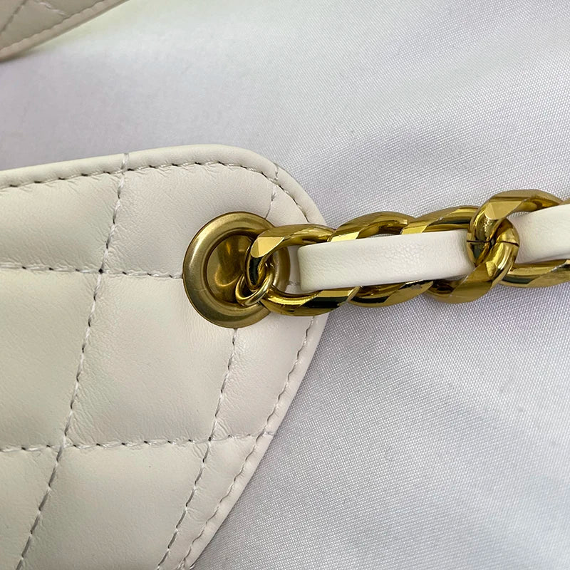 Luxury Messenger Bag For Ladies, Genuine Leather Shoulder Handbag Famous Designer Elegant Classic Women Style