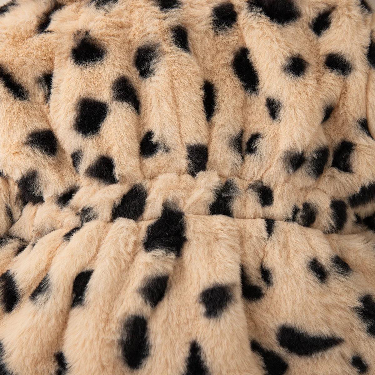 Baby Clothes Girl Winter Full Printed Spot Pattern Warm Lamb Suede Baby Girl's Outerwear Hooded Cute Casual Girl's Coat