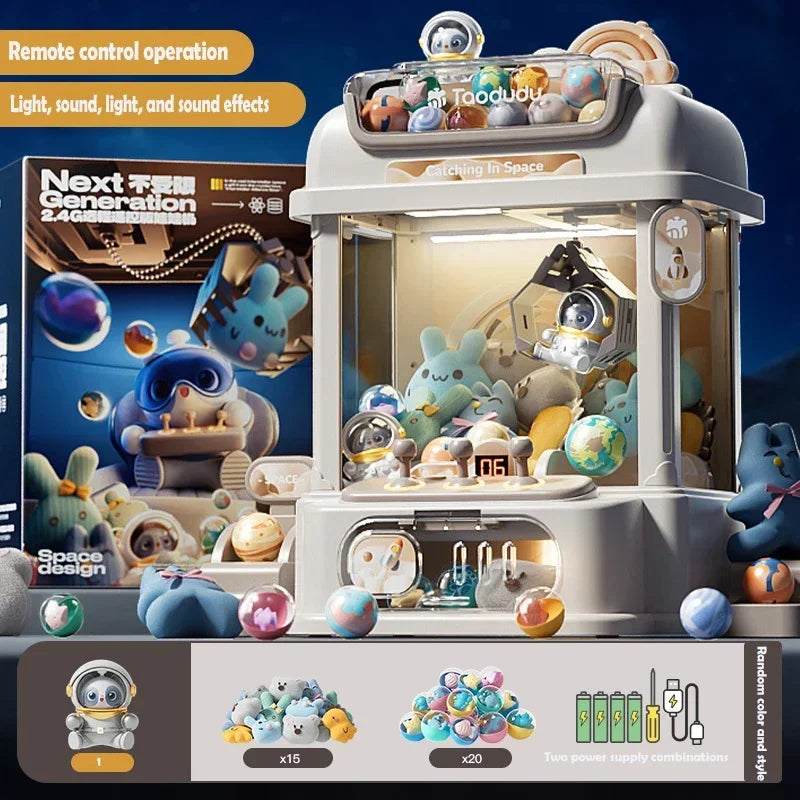 Big Size Doll Machine Kids Coin Operated Play Game Mini Claw Catch Toy Crane Machines Music Doll Children Xmas Gifts Toys