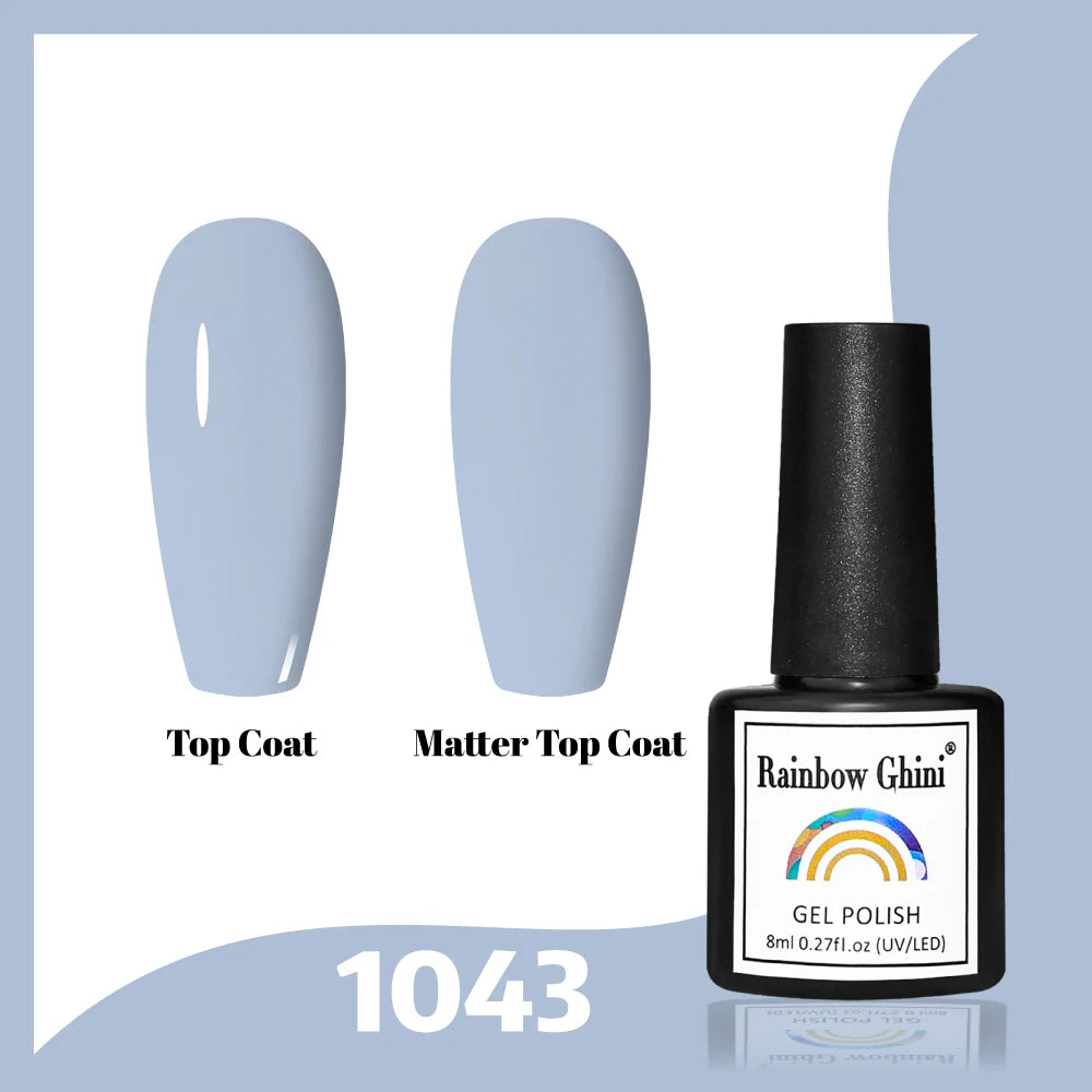 Gel Vernis à ongles semis permanents Paillettes 8Ml 150 couleurs