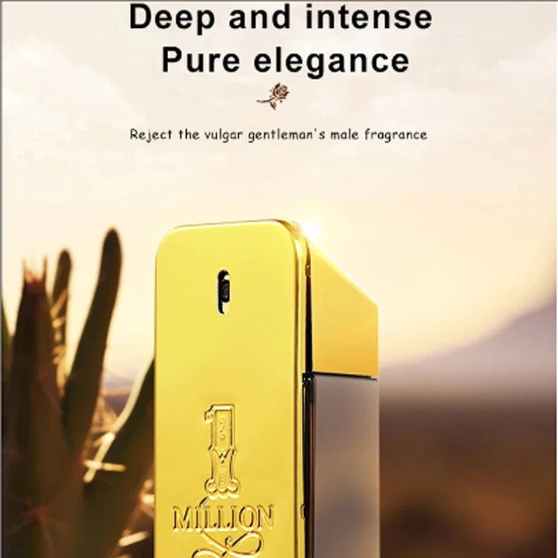 100ML Paco Rabanne 1 millones de Parfum Spray corporal de masculinidad madura para hombres Eau De Toilette Spray Perfume para ho