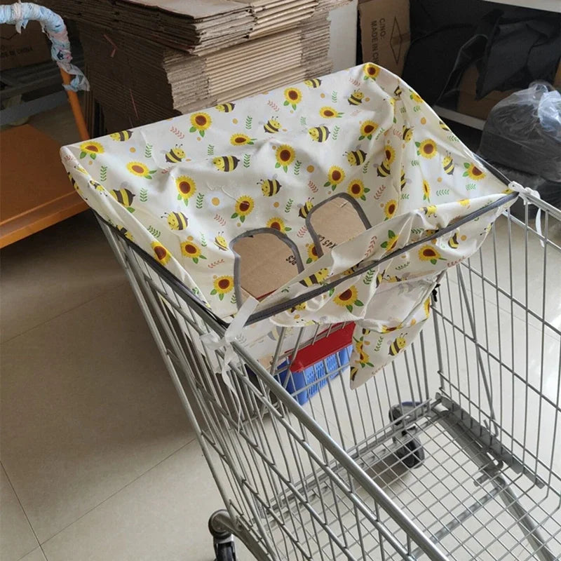 Infant Trolley Cover Supermarket Grocery Shopping Cart Cover Baby Seat Pad Kids Portable Traveling  Anti-dirty Seat Cushion