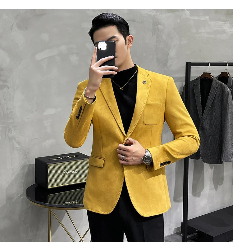 Veste blazer Cuir de daim