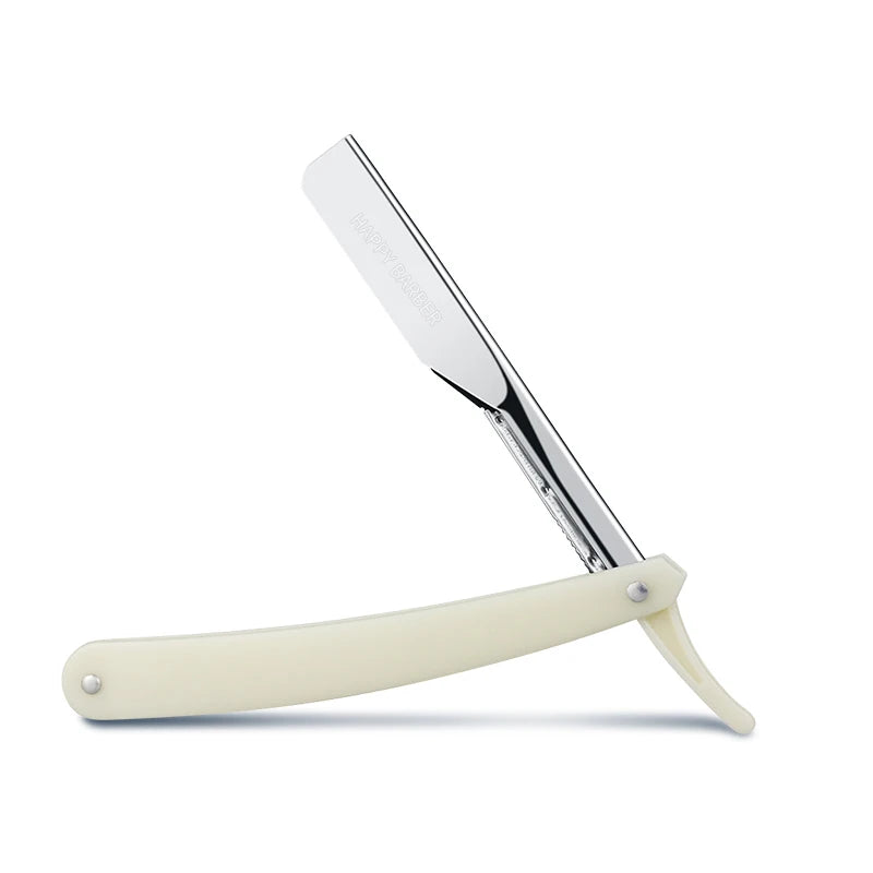 Rasoir de barbier coupe de cheveux barbe sourcils rasage outils dépilation manuelle rasoirs à bords droits