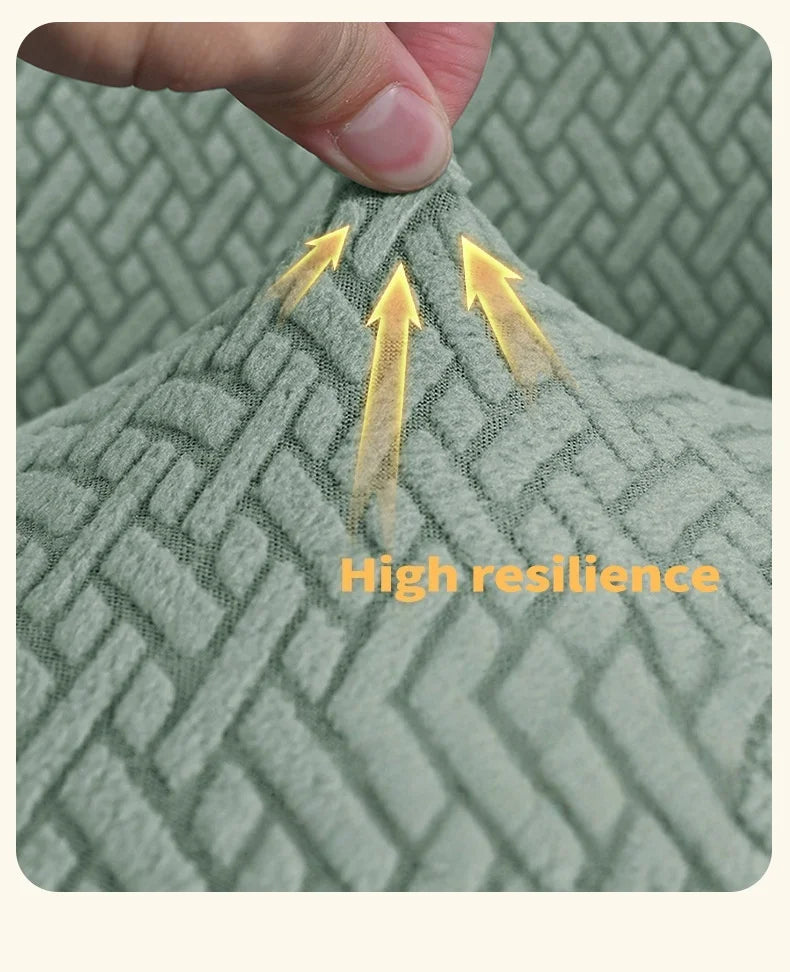 1PC Stretch Jacquard Dining Bench Cover Living Room Anti-Dust Removable Bench Slipcover Washable Bench Seat Protector