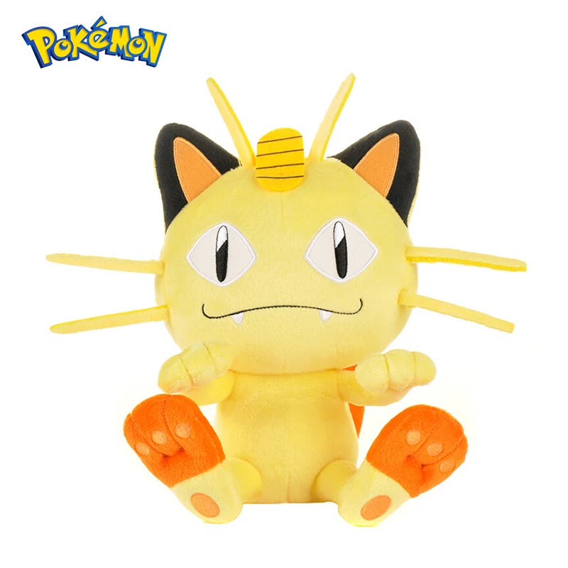 Pokemon Kawaii Litten Meowth Stuffed Toys Cartoon&Cute Plush Doll Throw Pillow Children's Toy Birthday Present