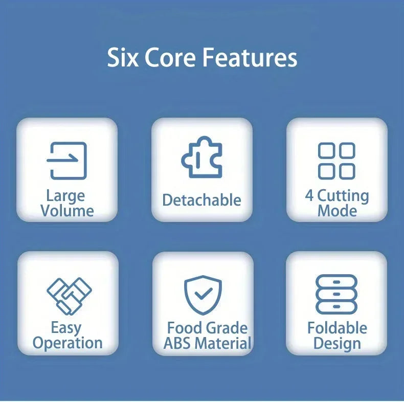 1 Multifunctional Vegetable and Fruit Slicer and Grater Set - Efficiently Chop, Grate and Slice Potatoes and More Kitchen Tools