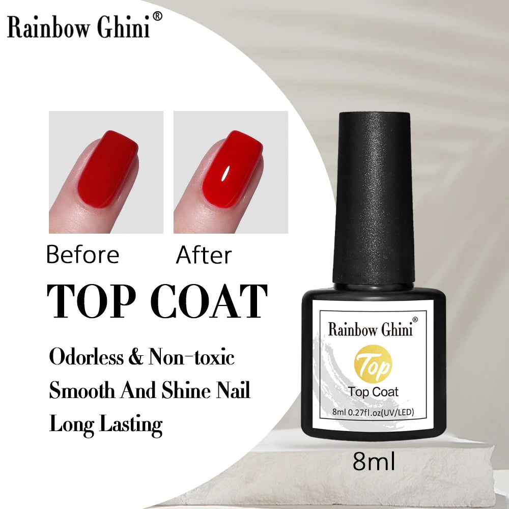 Gel Vernis à ongles semis permanents Paillettes 8Ml 150 couleurs