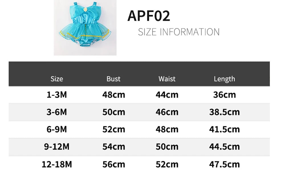 Snow White Rapunzel Princess Baby Girl Dress Beauty Beast Aladdin Birthday Wedding Party Dresses Carnival Christmas Prom Costume