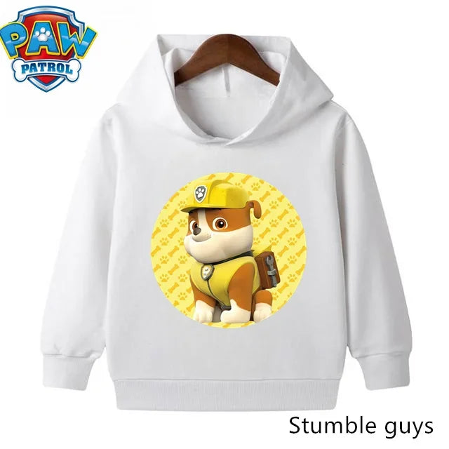 Paw Patrols Hoodie Kids Sweatshirt Cute Anime Hoodie Cashmere Boys Clothes Girls Tops Pokemoned Clothes