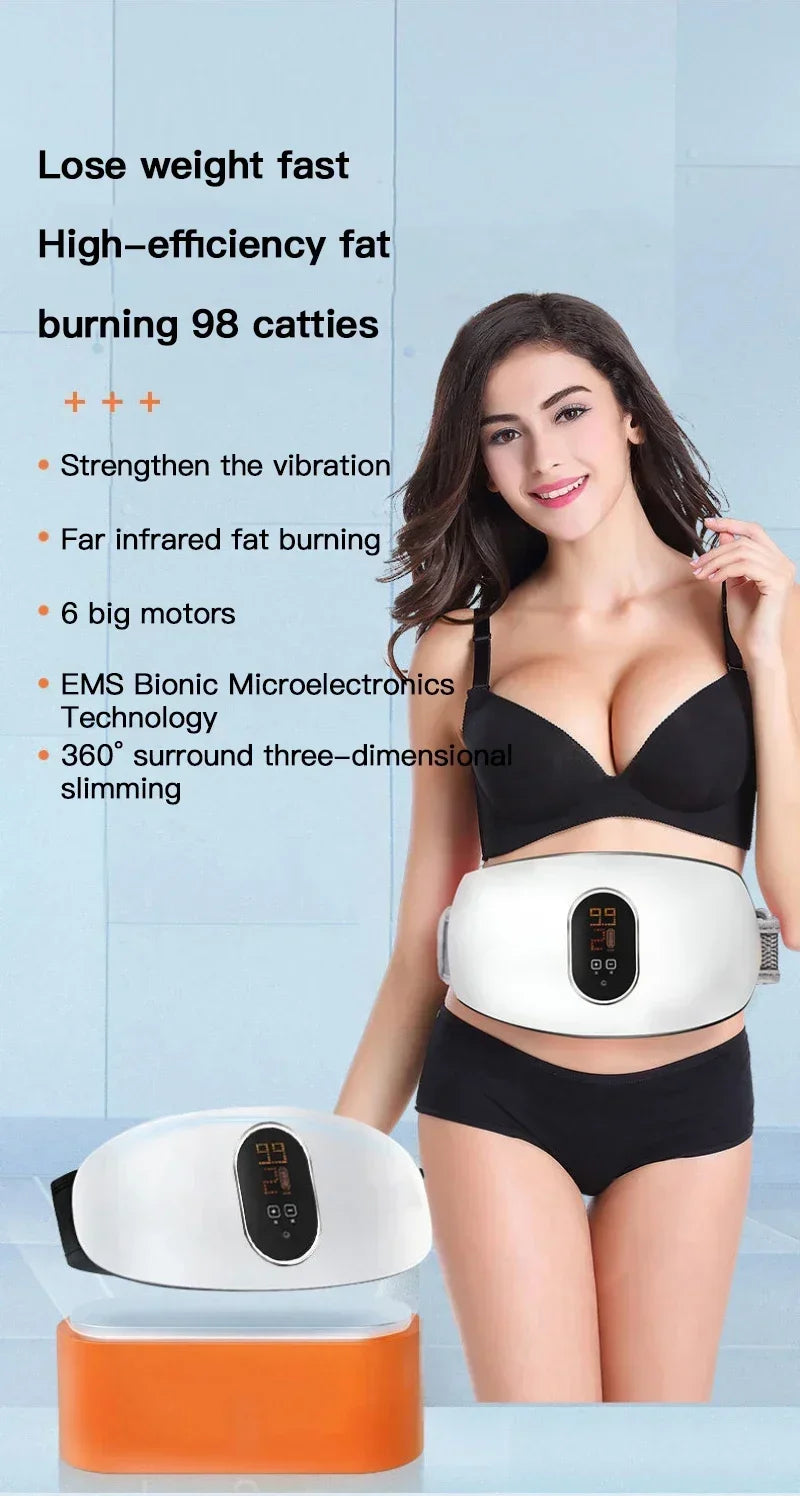 Slimming Machine Lose Weight Big Belly Whole Body Thin Waist Stovepipe Fat Burning Abdominal Massage Fitness Equipment Portable