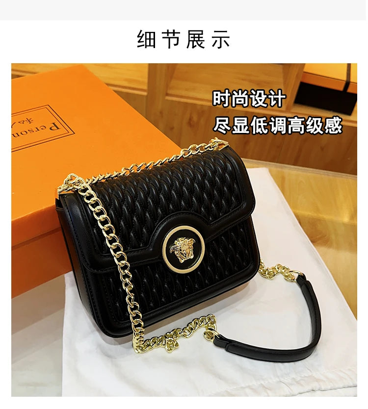 Leather Crossbody Bag Women's Shoulder Bag Messenger Bag Tote Bags Classic Elegant Luxury Brand