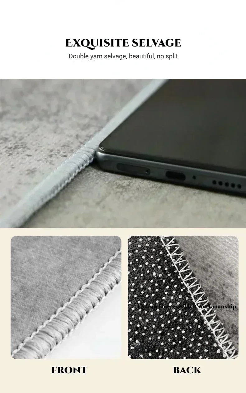 Modern Long Corridor Carpet Non-slip Hallway Luxury Gold Washable Rug Runner Entryway Decoration Home Stairway Mat Anti Slip