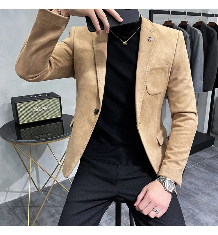 Veste blazer Cuir de daim