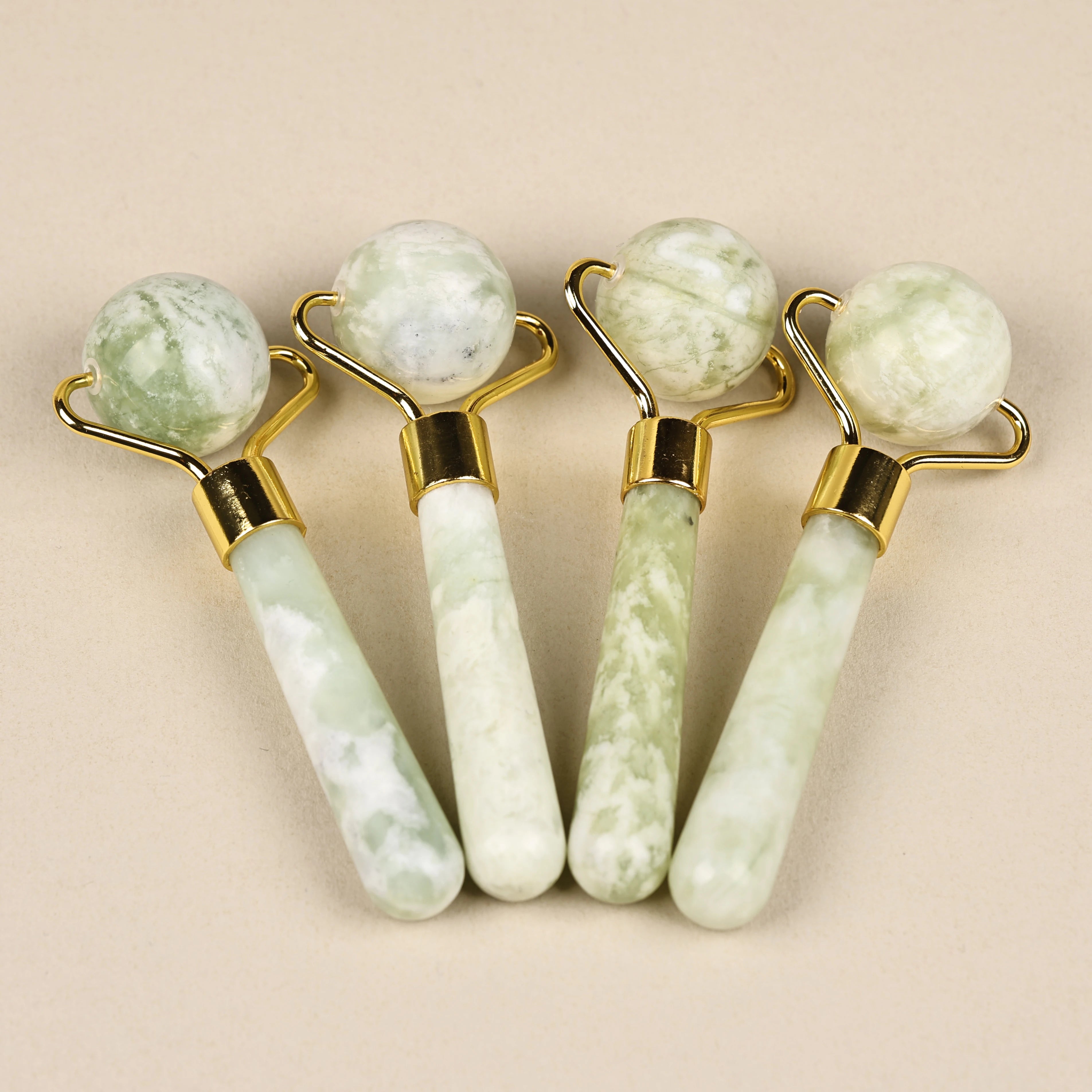 1PC Natural Jade Face Roller Massager Face Neck Body Eye Massage Anti Aging Wrinkles Beauty Slimming Therapy SPA Skincare Tool