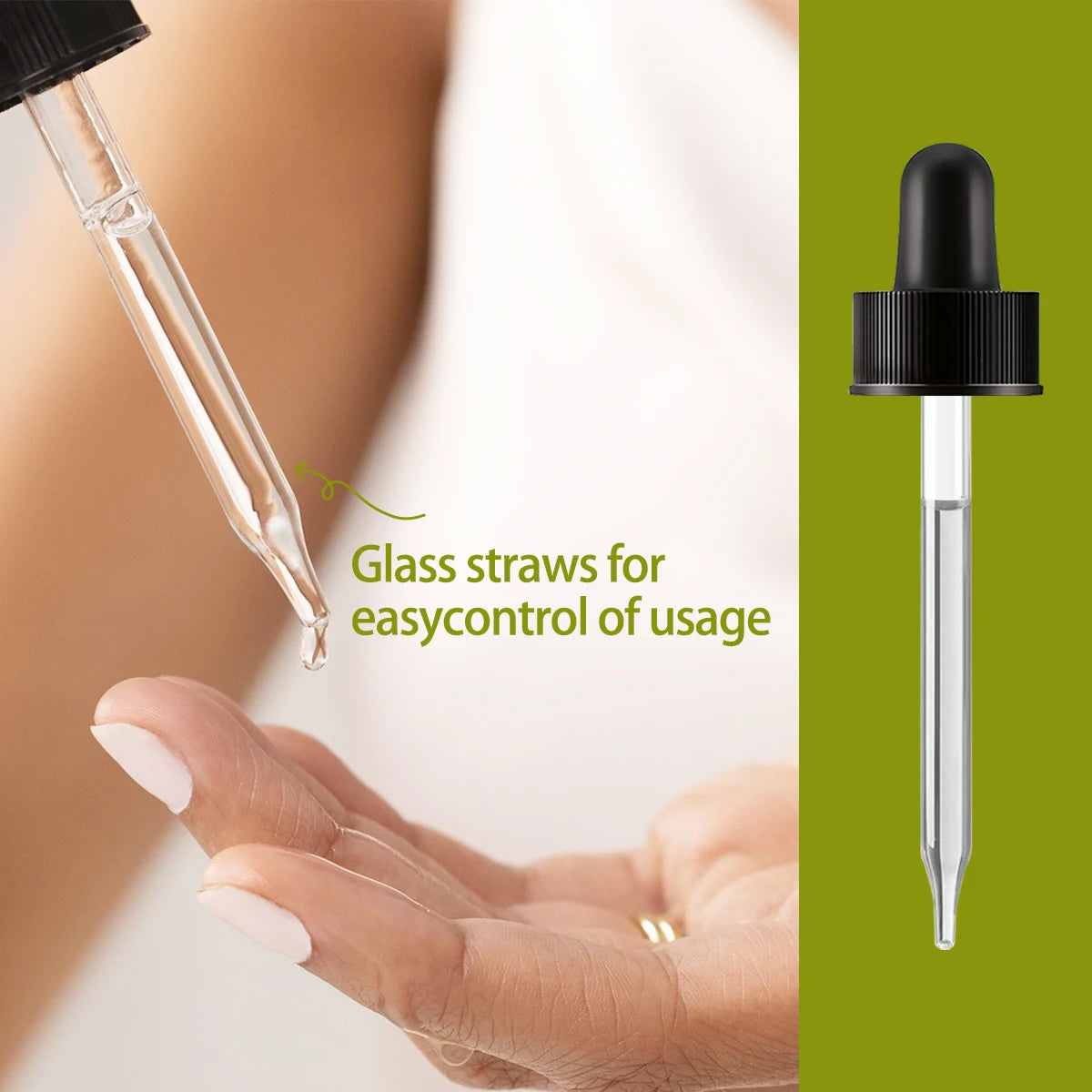 Olive essential oil, with a unique natural olive scent, extracted from plant essence, is suitable for body care and hair care.