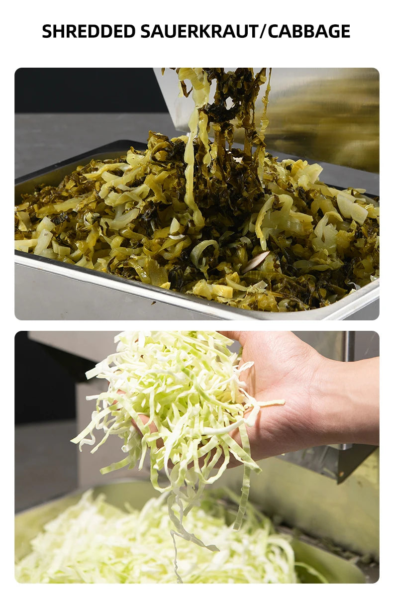 Commercial Food Chopper Green Onion Cutting Machine Pepper Slicer Kchenny Wielofunkcyjny