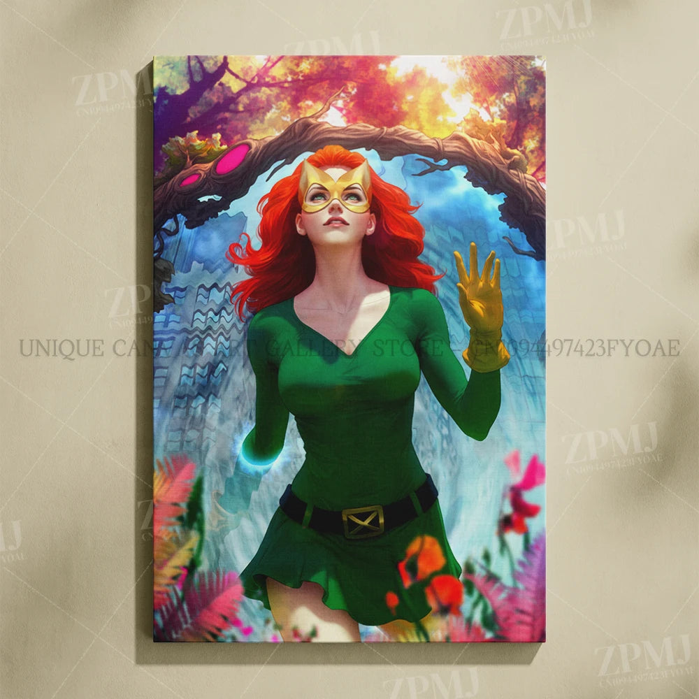 Marvel Comics Female Characters Canvas Pictures Home Decoration Paintings Poster HD Prints Wall Art The Avengers Room Frameless