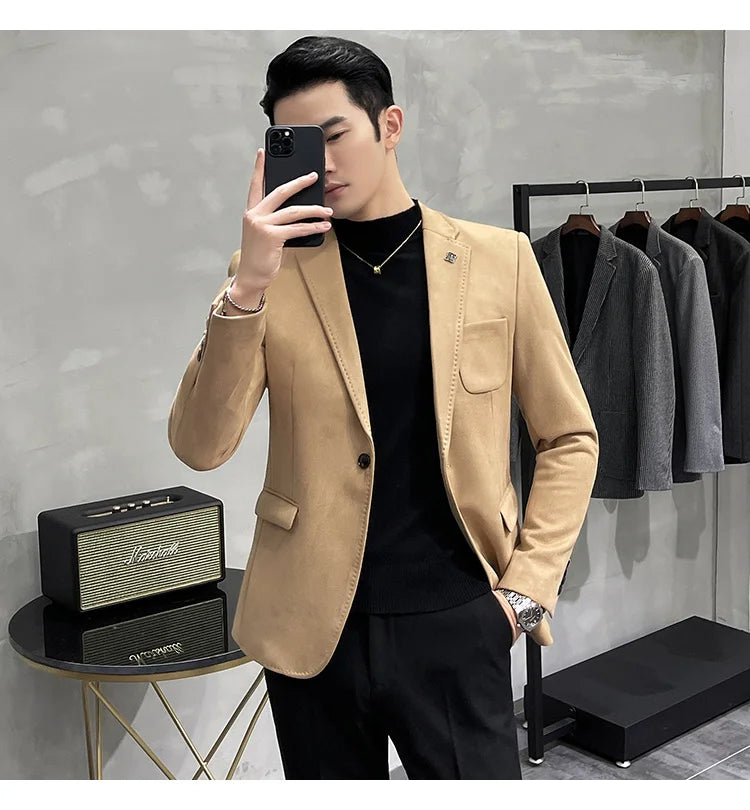 Veste blazer Cuir de daim