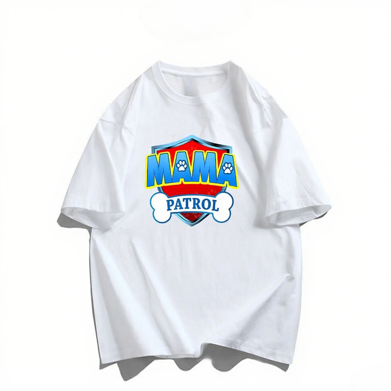 Paw Patrol T-Shirt Mother Harajuku Daily Casuals Clothes Streetwear Father Women Men Family Gifts Autumn and winter innerwear