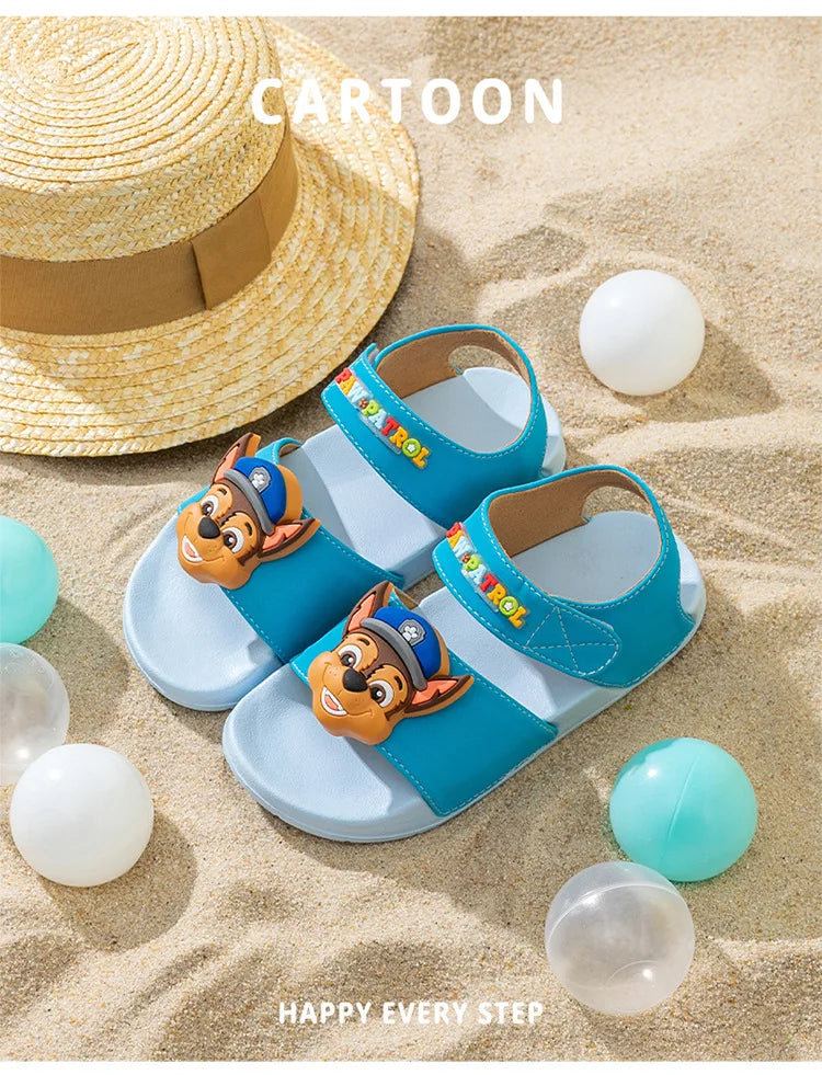 PAW PATROL Children's Sandals Outdoor Comfortable Non-slip Breathable Sandals Heel Strap Shoes for Boys And Girls