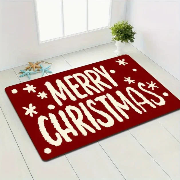Christmas Gnome Pattern Door Mat Soft Carpet  Living Room Kitchen Bedroom Bathroom Laundry Room Christmas Christmas Home Decor