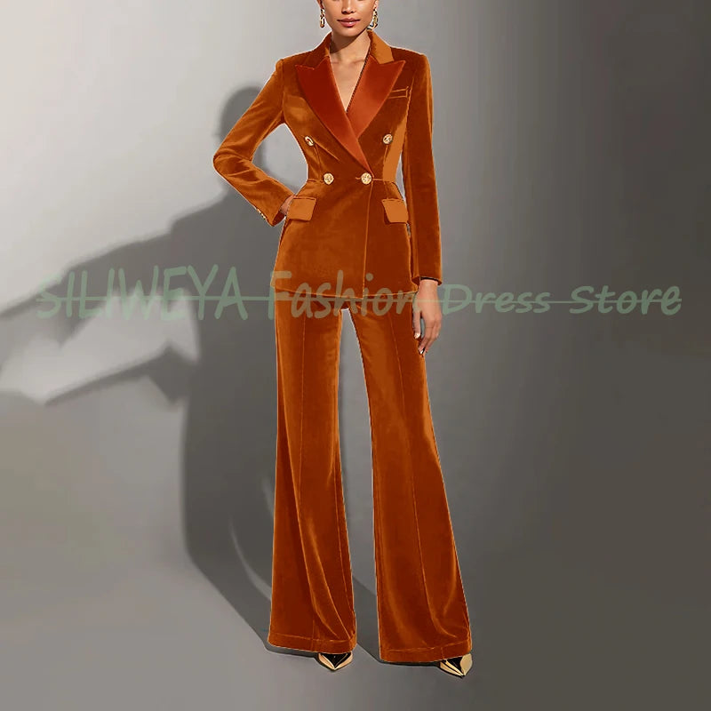 Ensembles femmes velours vert